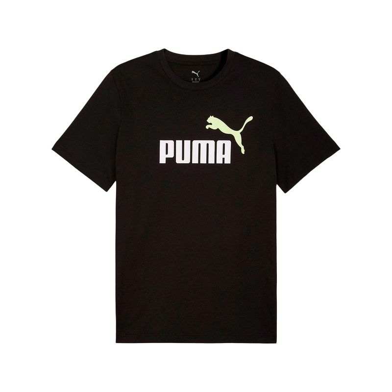 PUMA T Shirts Men's Black Crew Neck Moderate