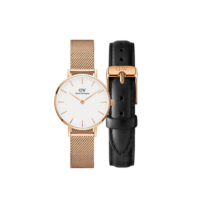 DW/DanielWellington Daniel Wellington Wrist Watches Quartz Movement Stainless Steel Watchband 28mm White Dial Women's Watch