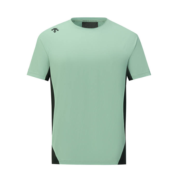 DESCENTE RUNNING T Shirts Men's Crew Neck
