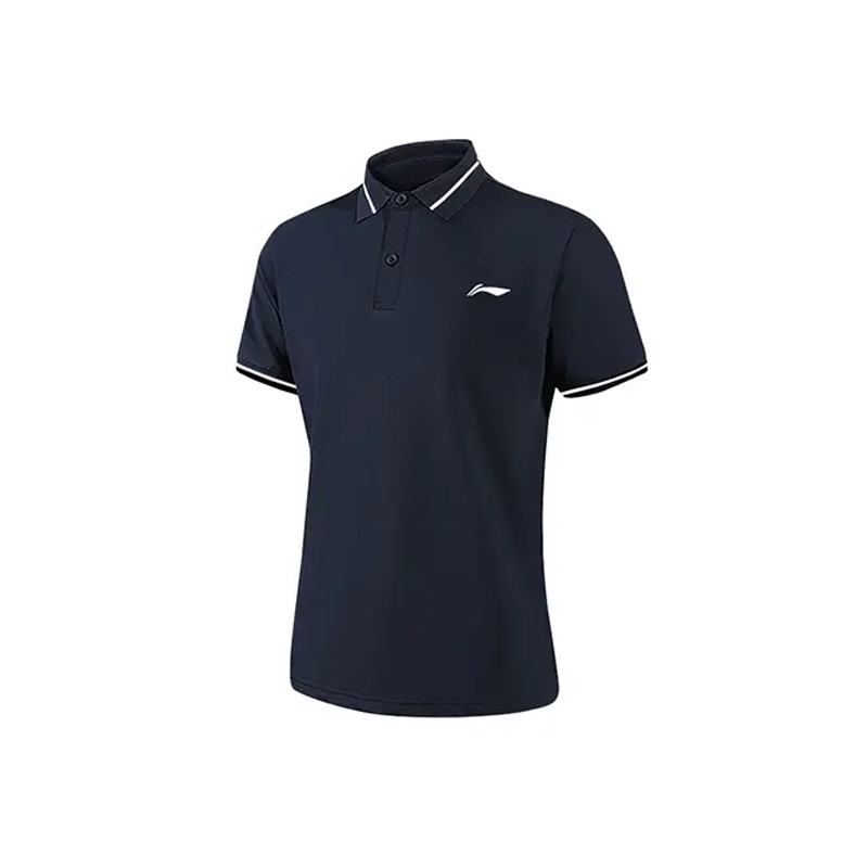 Li-Ning Li Ning Polo Shirt Men's Dark Ship Blue