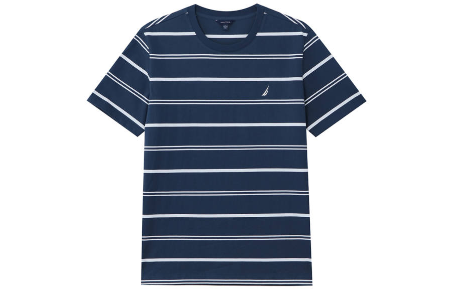 NAUTICA T Shirts Men's Crew Neck Moderate Straight Fit