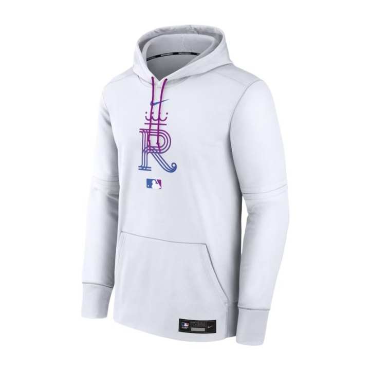 Nike Nike Kansas City Royals Authentic Collection City Connect Men's Nike Therma Mlb Pullover Hoodie
