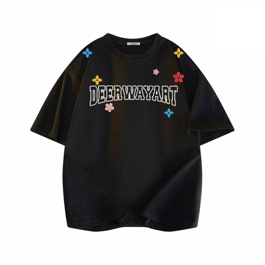 DEERWAY T Shirts Unisex Crew Neck Moderate Heavyweight