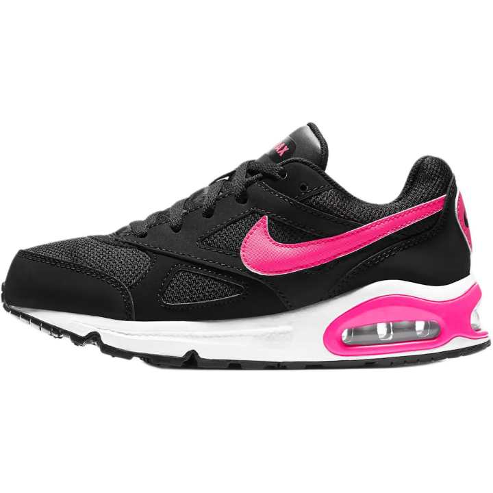 Nike Nike Air Max Ivo Support Breathable Low top Running Shoes Black Pink Kids'