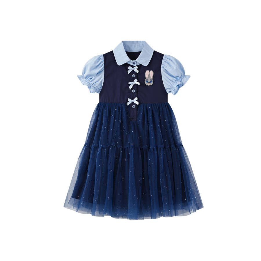 Disney Dress 2026 Summer Navy Blue Kids'