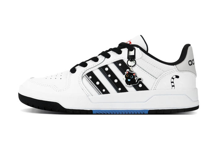 Adidas Adidas Slip Resistant Lightweight Low top Skateboard Shoes Unisex White Black