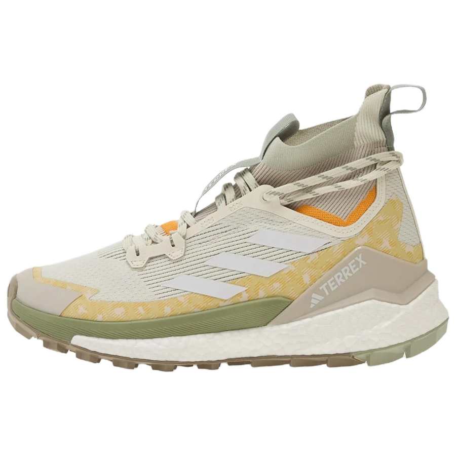 Adidas Adidas TERREX FREE HIKER 2.0 High top Mountaineering & Hiking Shoes Men's Beige Yellow