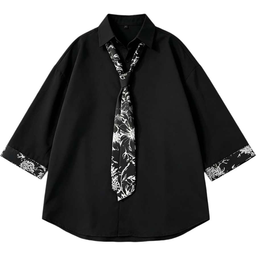 Lnga Landgre Shirts Men's Pointed Collar Thin Other