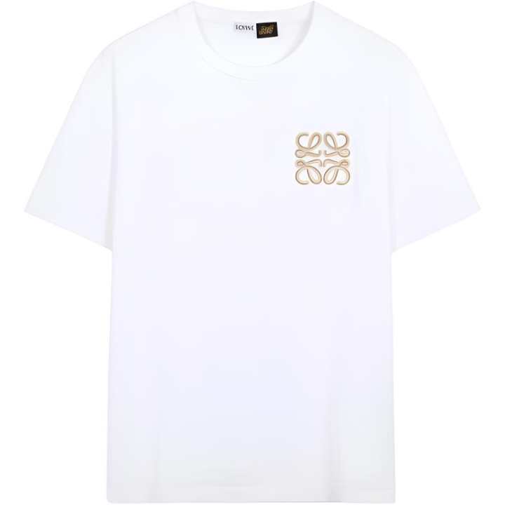 LOEWE LOEWE T Shirts Men's White Half Turtleneck Moderate