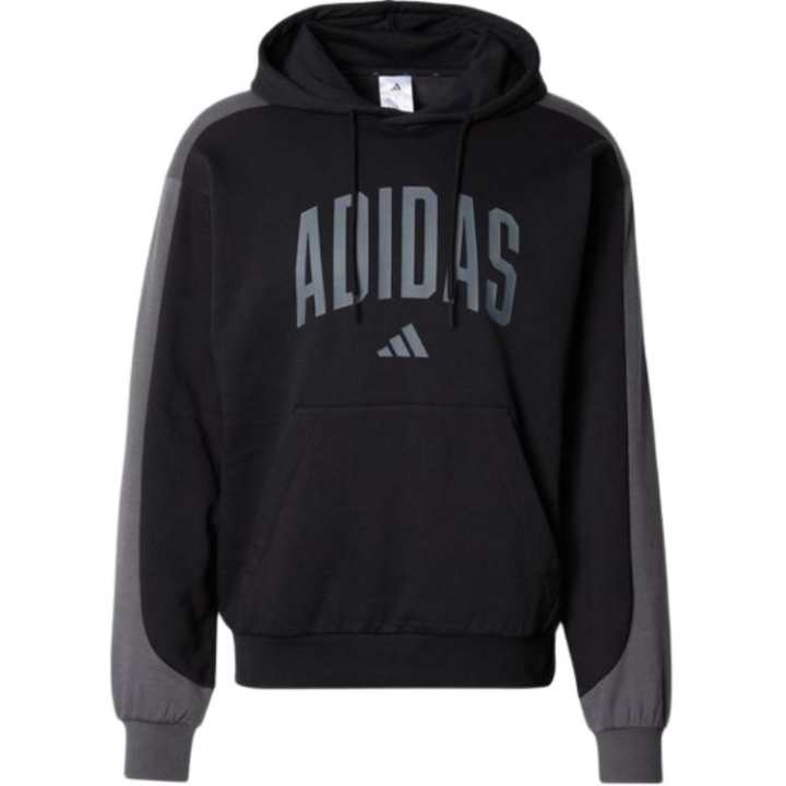 Adidas Adidas Sweatshirts Men's Black Hooded Non Detachable Moderate