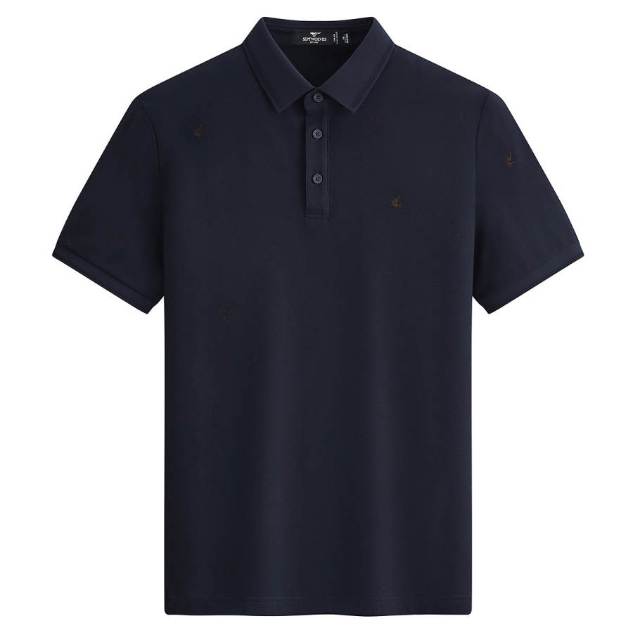 SEPTWOLVES Short Sleeved Polo Shirt Men's