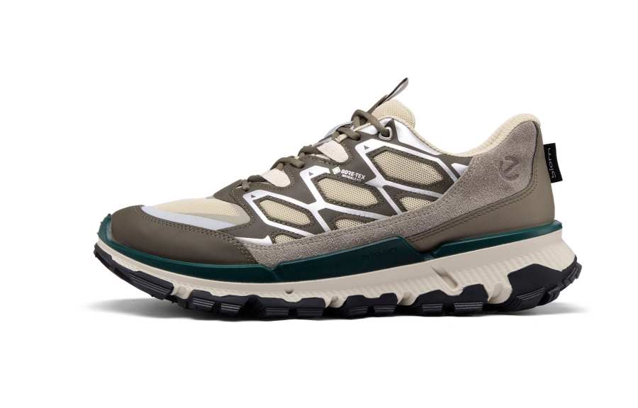 Ecco Walking 2.2 TRL Collection Cow Leather Low top Casual Shoes Men's Army Green 842334