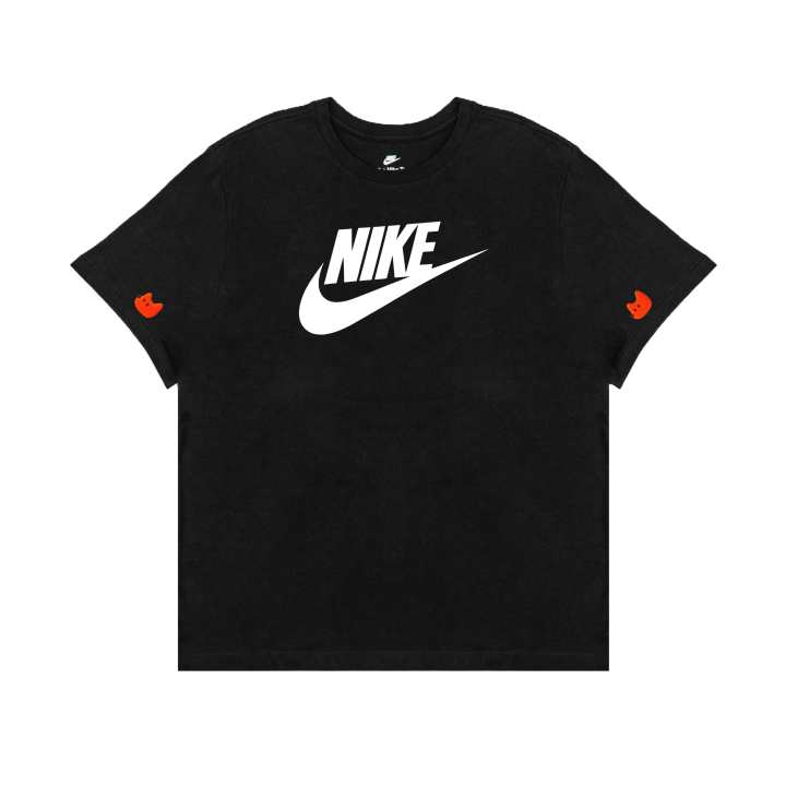 Nike Nike Sportswear T Shirts Unisex Black Crew Neck Thin