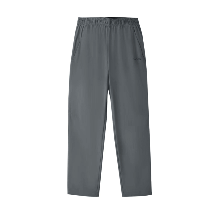 Adidas Adidas Casual Pants Men's Gray Moderate Straight Fit Pants