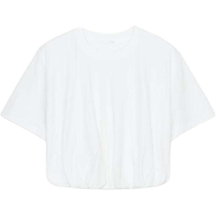 ZARA T Shirts Women's White Crew Neck