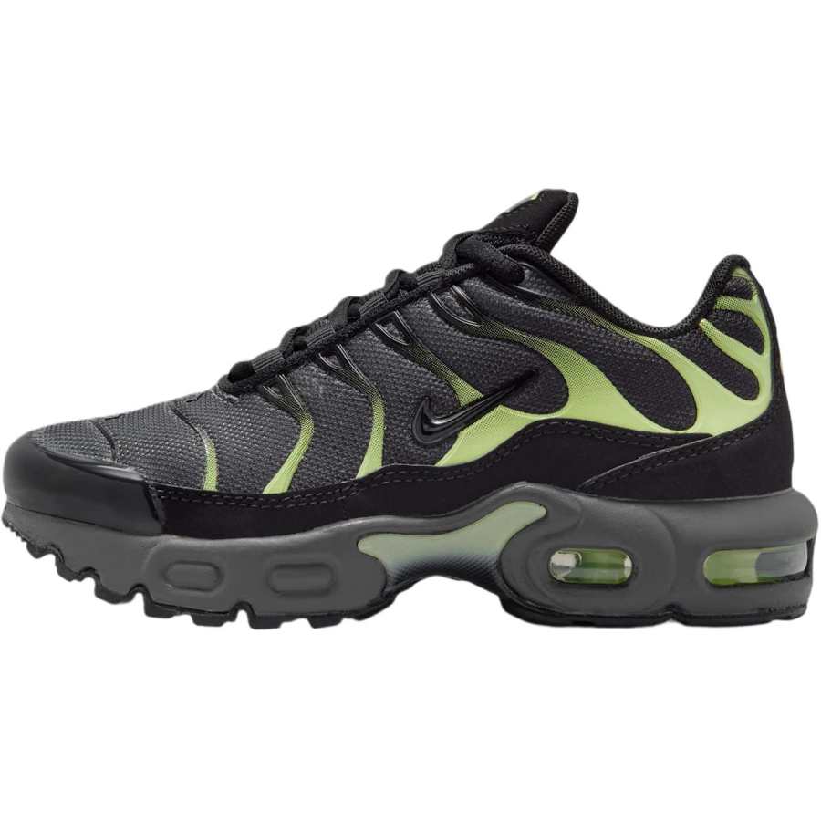 Nike Nike Air Max Plus Synthetic Leather Breathable Abrasion Resistant Support Low top Running Shoes Black Kids'