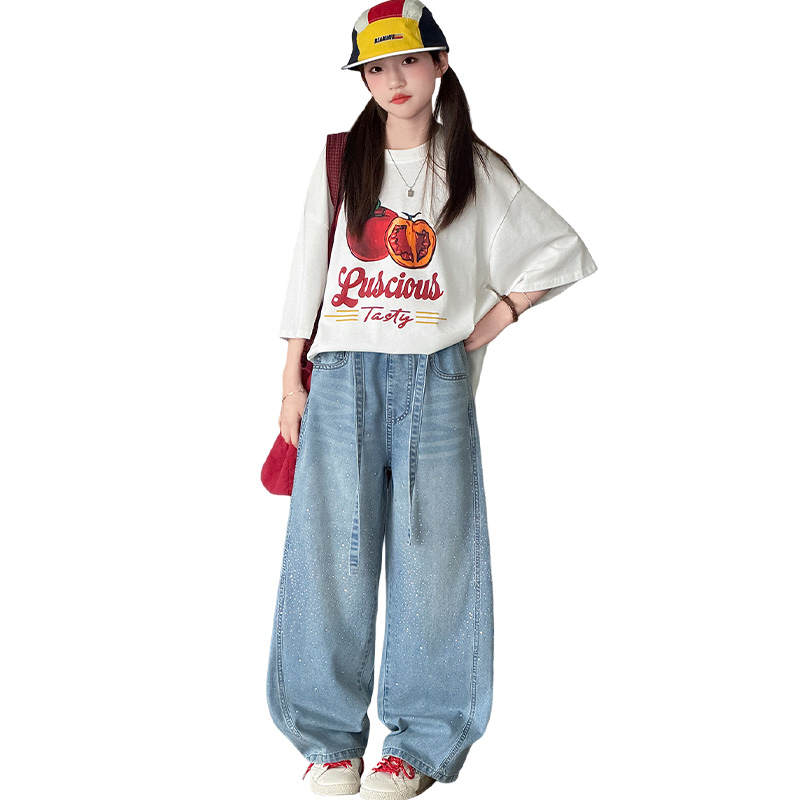 Lanza Girls Summer Clothing Sets Summer Style Teenagers