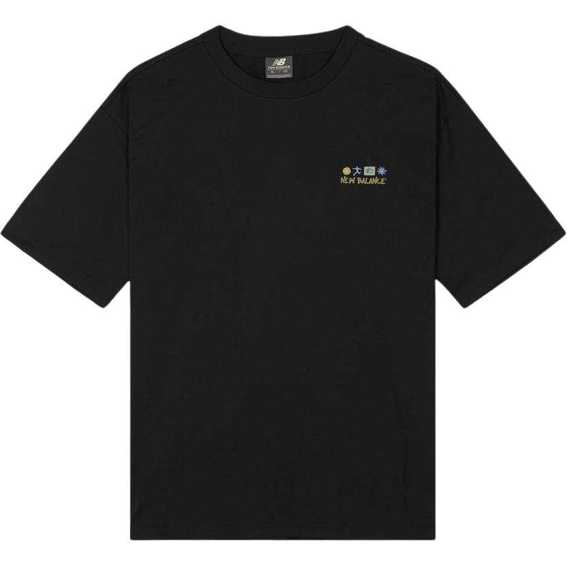 New Balance New Balance T Shirts Unisex Black Crew Neck