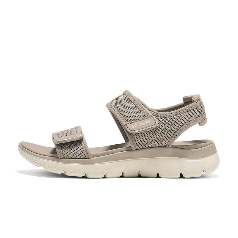 Skechers SPORT COMFORT One Strap Sandals Women's Taupe