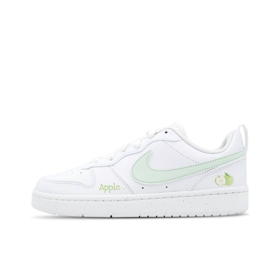 Nike Nike Court Borough Green Apple Low top Kids' Skateboarding Shoes Green White Teenagers