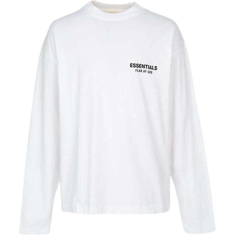 Fear Of God Essentials Logo Printed Long Sleeved T-Shirt