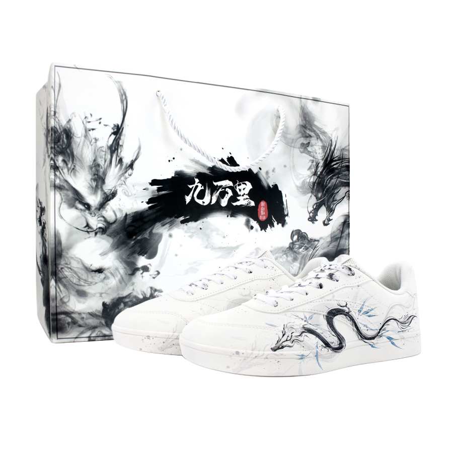 Anta Active Abrasion Resistant Lightweight Low top Skateboard Shoes Men's White Gray