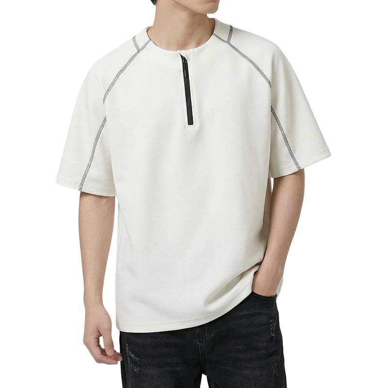 Tonlion T Shirts Unisex Crew Neck Moderate Straight Fit