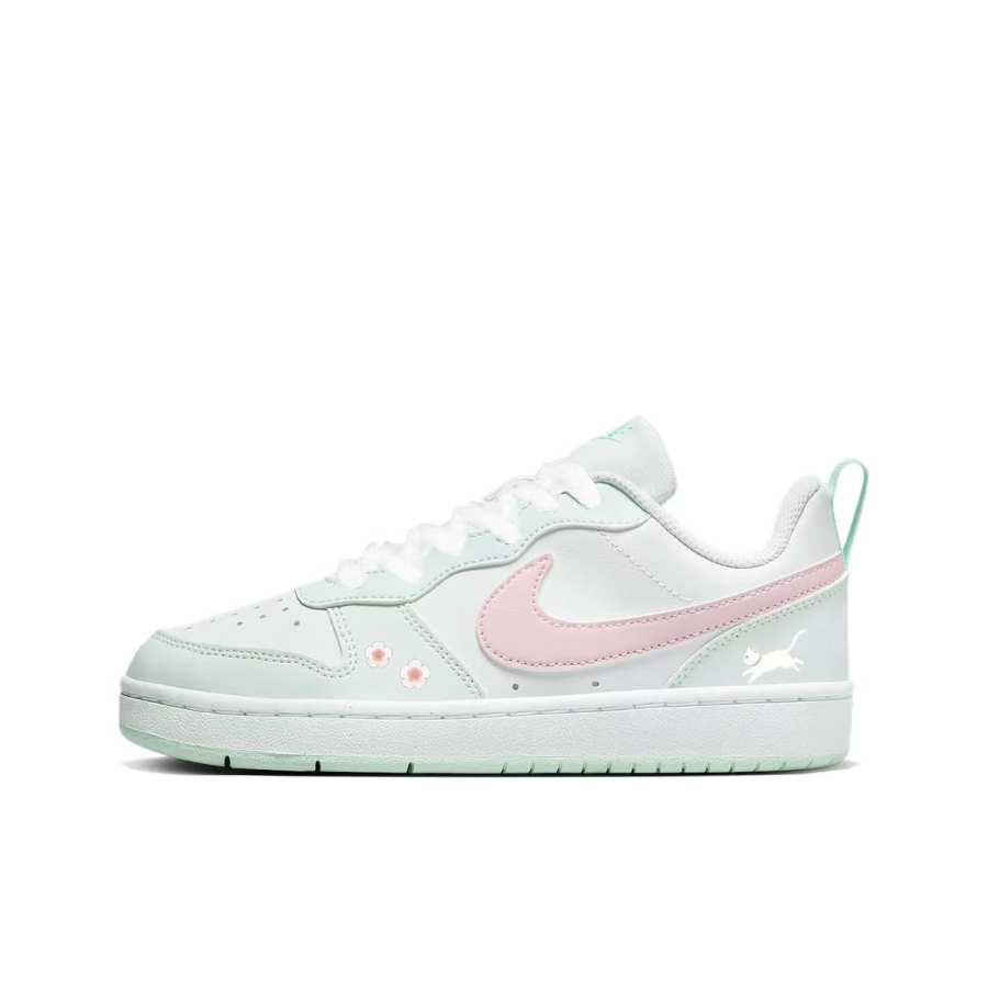 Nike Nike Court Borough Low top Kids' Skateboarding Shoes Mint Green Powder Teenagers