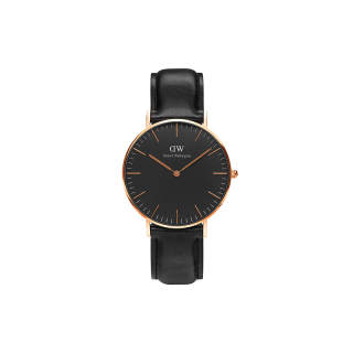 DW/DanielWellington Daniel Wellington CLASSICDanielWellington Wrist Watches Quartz Movement Black Dial Women's Watch 30m Water Resistant