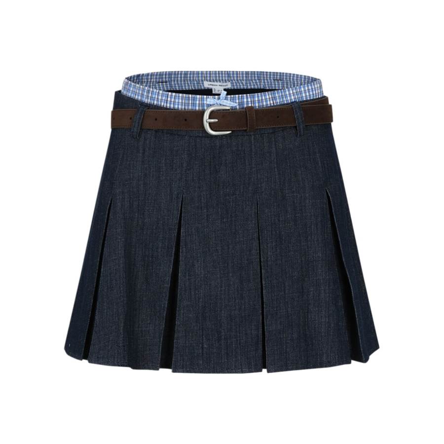 URBAN REVIVO Denim Short Skirts Women's