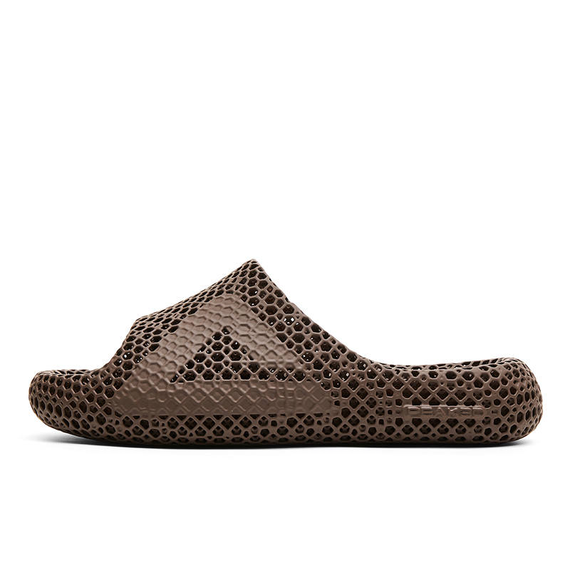 PEAK Exploration Cushioning Abrasion Resistant Slide Slippers Men's Brown