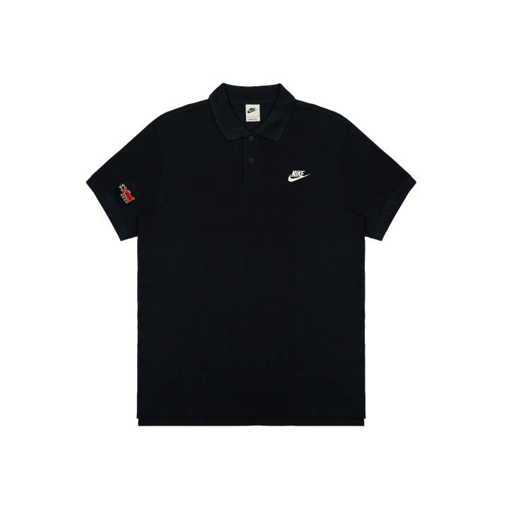 Nike Nike Polo Shirts Unisex Black Polo Collar Moderate Straight Fit