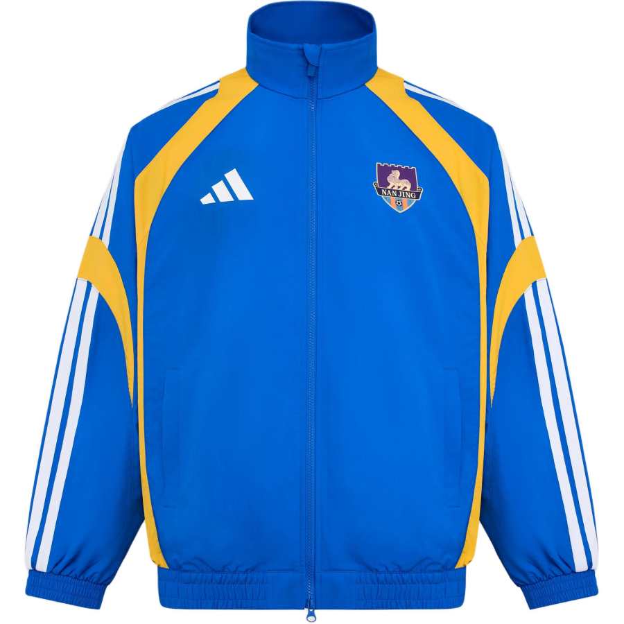Adidas Adidas Jackets Unisex Honor Blue/Bright Gold Stand Collar Moderate Other