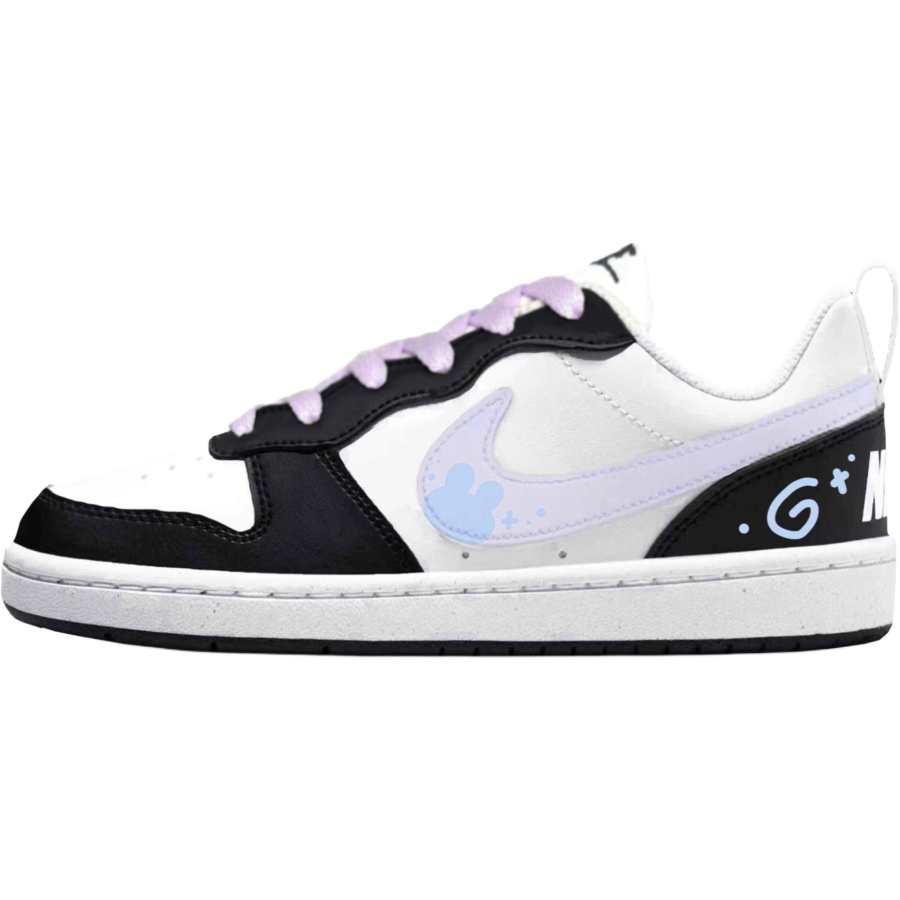 Nike Nike Court Borough Low top Kids' Skateboarding Shoes Purple Teenagers