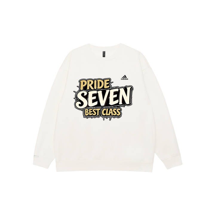 Adidas Adidas LABEL Sweatshirts Unisex White Crew Neck Moderate Regular