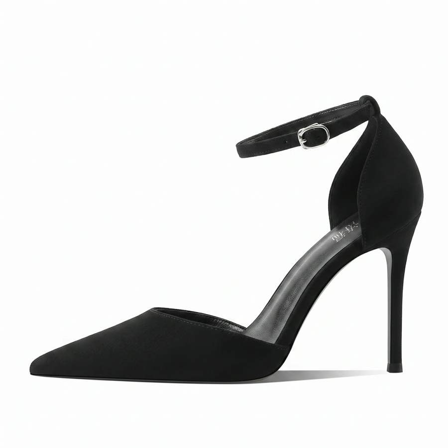 TAOLEI Pu High Heels Women's Black