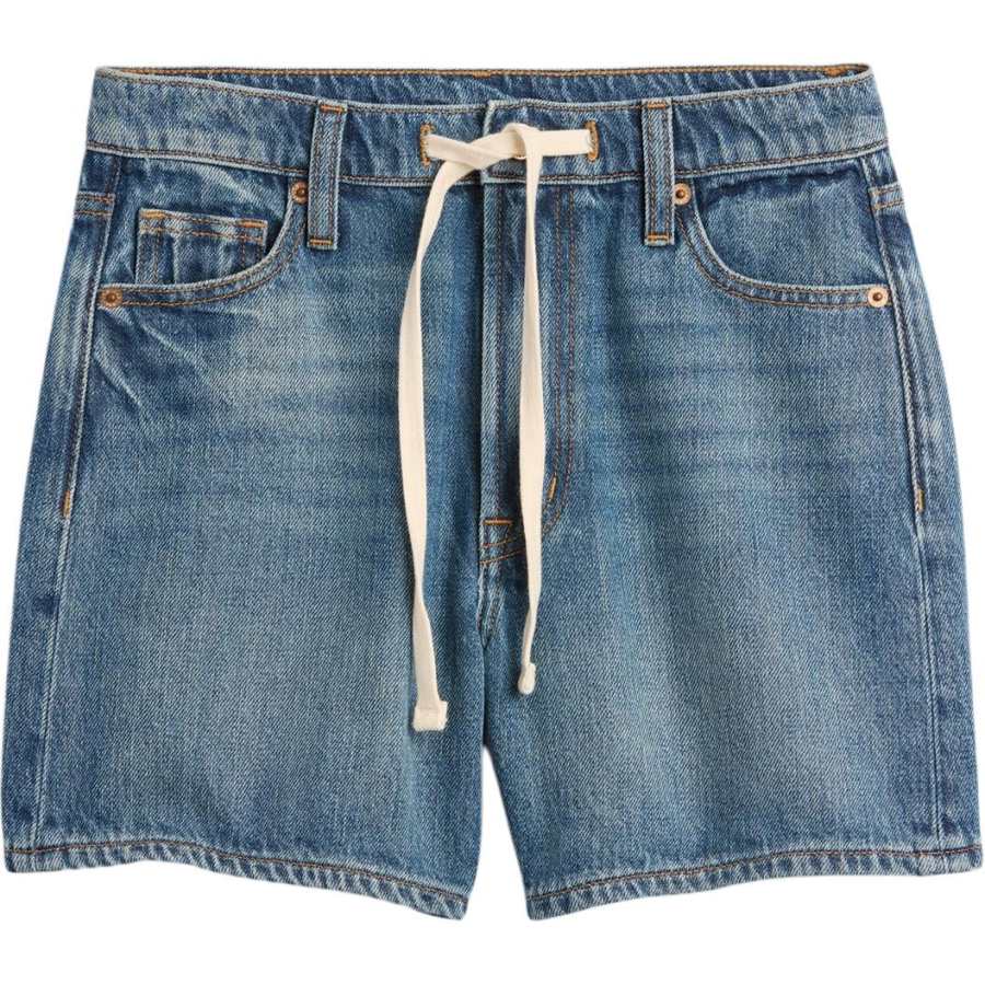 GAP Denim Shorts Women's Dark Color Washed Moderate