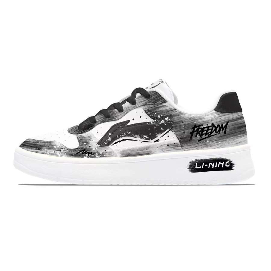 Li-Ning Li Ning Freedom, Shopping Bag Abrasion Resistant Slip Resistant Low top Skateboard Shoes Men's