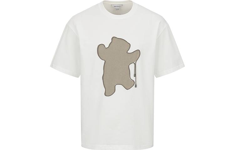 URBAN REVIVO T Shirt Men's Raw White
