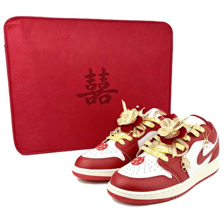 Jordan Jordan Air Jordan 1 Cushioning Slip Resistant Abrasion Resistant Lightweight Height Increasing Low top