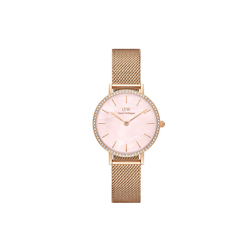 DW/DanielWellington Daniel Wellington Wrist Watches Quartz Movement Stainless Steel Watchband 28mm Pink Watch Dial Women's Watch
