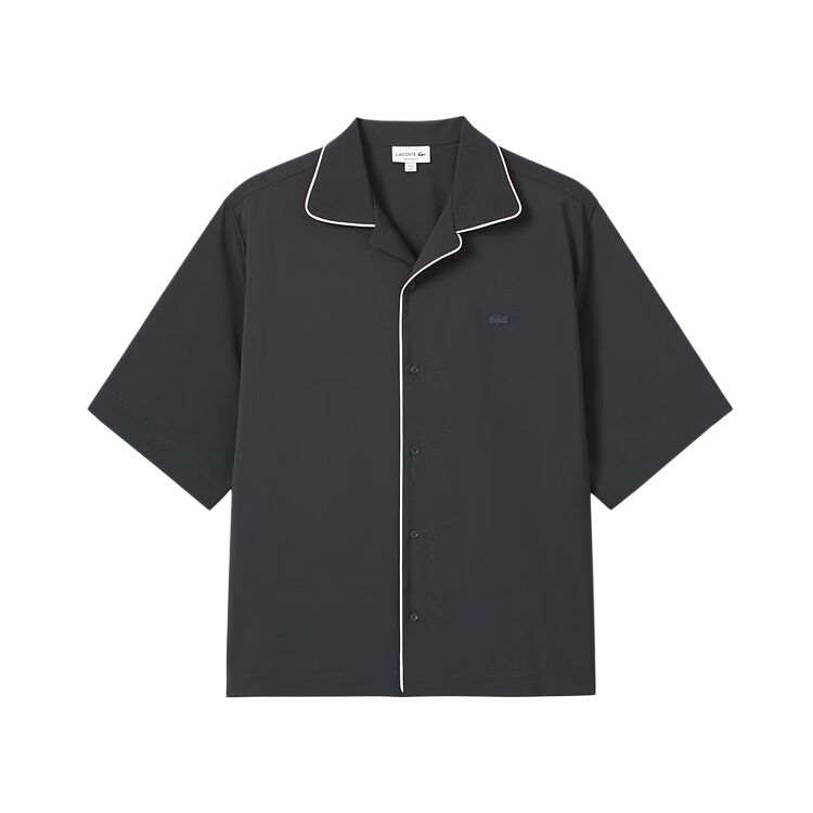 LACOSTE LACOSTE Shirts Men's S5T/Cool Gray Lapel Moderate