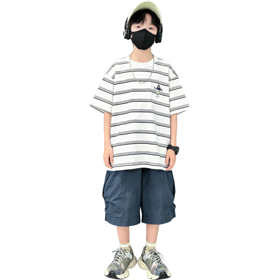 Lanza Boys Summer Clothing Sets Summer Style Teenagers