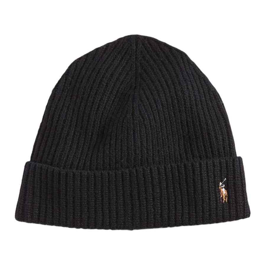 Polo Ralph Lauren Wool Beanies Unisex Black
