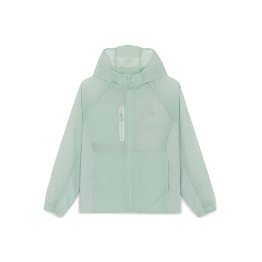MLB Jackets Unisex Los Angeles Dodgers/All Over Print Mint Green Hooded Non Detachable Thin Other