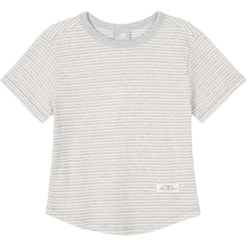 New Balance New Balance T Shirts Women's Light Gray Crew Neck