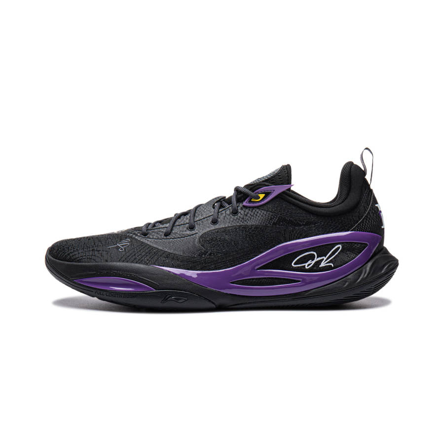 Li-Ning Li Ning DLO2 Cushioning Slip Resistant Rebound Grip Low top Basketball Shoes Men's Black