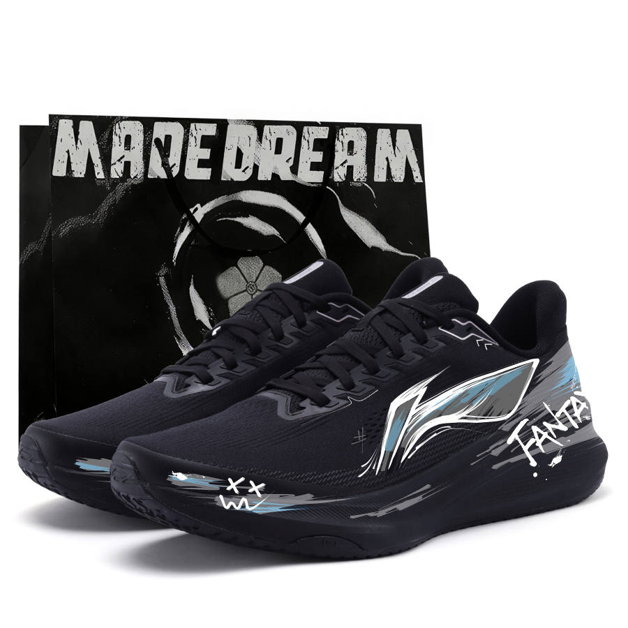 Li-Ning Li Ning Red Hare 9 Textile Abrasion Resistant Cushioning Low top