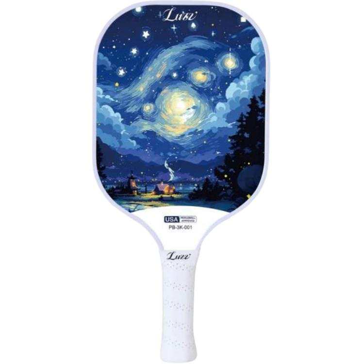 LUZZ PICKLE Pickleball Paddles Carbon Fiber Unisex Black
