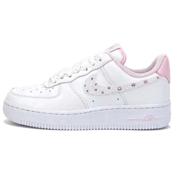Nike Nike Air Force 1 Pink Diamond Sweet Berry Slip Resistant, Abrasion Resistant, Lightweight, Breathable Low top